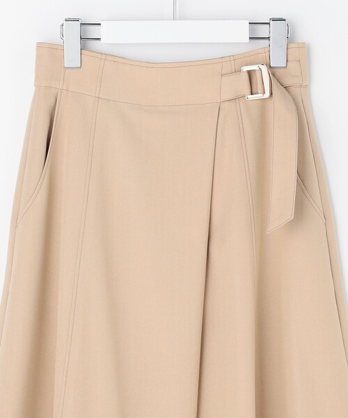 ANY SIS(エニィスィス)の「シャンブレーベルテッド スカート(スカート・レディース・ベージュ系/ネイビー系・MEDIUM/SMALL/LARGE)」の11枚目の写真