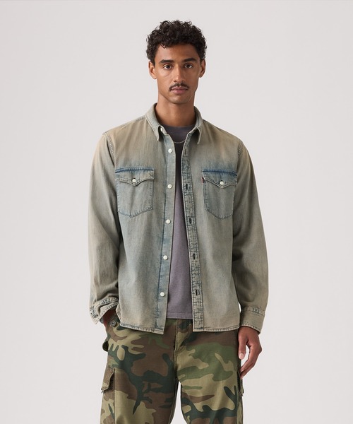 セール】Levi's/リーバイス リラックスフィット ウエスタンシャツ