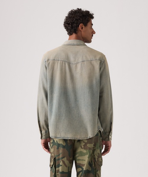 Levi's(リーバイス)の「Levi's/リーバイス リラックスフィット ウエスタンシャツ(シャツ/ブラウス・メンズ・インディゴブルー・XL/L/M/S)」の9枚目の写真