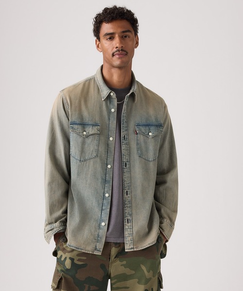 Levi's(リーバイス)の「Levi's/リーバイス リラックスフィット ウエスタンシャツ(シャツ/ブラウス・メンズ・インディゴブルー・XL/L/M/S)」の10枚目の写真