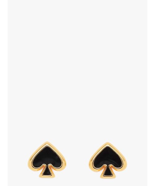 kate spade new york（ケイトスペード ニューヨーク）の「エブリデイ スペード エナメル ピアス（ピアス（両耳用）・レディース・ブラック・ONESIZE）」の2枚目の写真