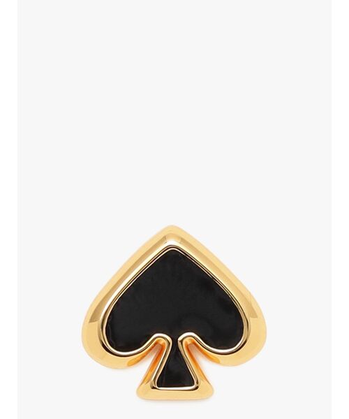 kate spade new york（ケイトスペード ニューヨーク）の「エブリデイ スペード エナメル ピアス（ピアス（両耳用）・レディース・ブラック・ONESIZE）」の3枚目の写真