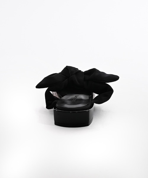 Narcissus（ナルシス）の「リボンフラットシューズ（パンプス・レディース・ブラック/レオパード・M/XL/L）」の9枚目の写真