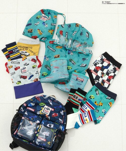 BREEZE（ブリーズ）の「TOMICA×BREEZE ホビーリュック（バックパック/リュック・キッズ・ネイビー・FREE）」の8枚目の写真