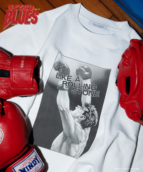 JOURNAL STANDARD（ジャーナルスタンダード）の「ろくでなしBLUES プリント スウェット（スウェット・メンズ・ホワイト/ブラックミックス/ホワイト系その他/ブラック系その他/ブラック・MEDIUM/LARGE）」の10枚目の写真