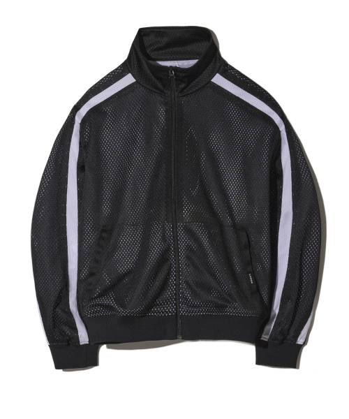 LORES(ロアス)の「Layered Mesh Track Jacket - Black(ナイロンジャケット・レディース・その他・M/L)」の1枚目の写真