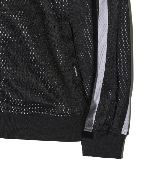 LORES(ロアス)の「Layered Mesh Track Jacket - Black(ナイロンジャケット・レディース・その他・M/L)」の3枚目の写真