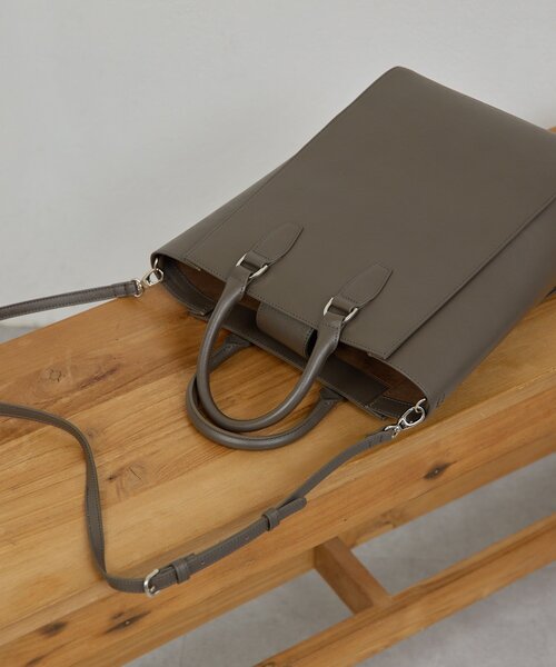 GALLARDAGALANTE(ガリャルダガランテ)の「【2.718】エンボストートBAG(トートバッグ・レディース・ベージュ/グレー系その他・FREE)」の3枚目の写真