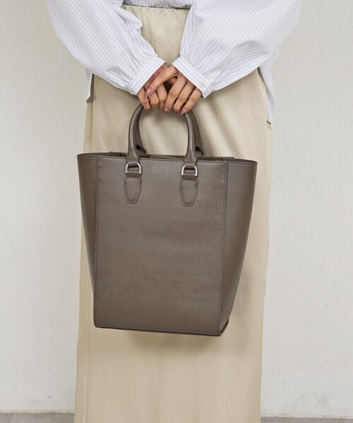 GALLARDAGALANTE(ガリャルダガランテ)の「【2.718】エンボストートBAG(トートバッグ・レディース・ベージュ/グレー系その他・FREE)」の4枚目の写真