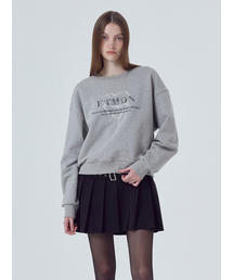 ETMON（エトモン）の「Love Artwork Sweatshirt, Melange Grey（スウェット）」