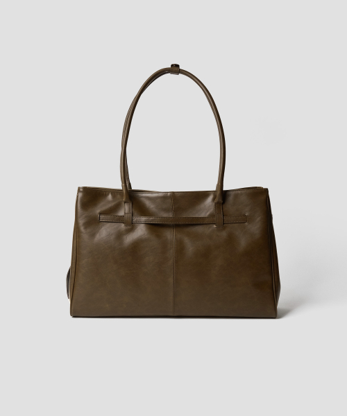 TTUDEMENT（トュードメント）の「CLASSIC BELT SQUARE BAG BROWN（トートバッグ・レディース・その他・FREE）」の5枚目の写真