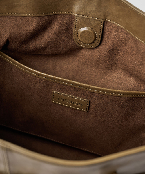 TTUDEMENT（トュードメント）の「CLASSIC BELT SQUARE BAG BROWN（トートバッグ・レディース・その他・FREE）」の8枚目の写真