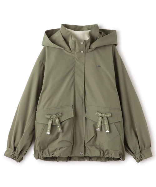 セール】【撥水】ロゴリボン3WAYマウンテンパーカ（ブルゾン）｜mezzo
