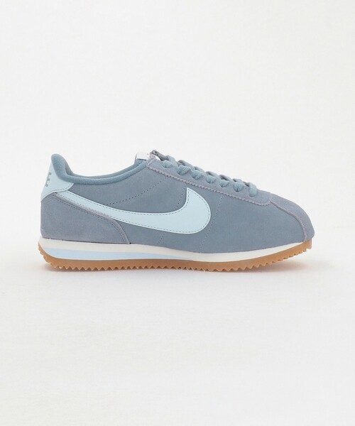 NIKE（ナイキ）の「＜NIKE＞W CORTEZ SUEDE スニーカー（スニーカー・レディース・ライトブルー/ライトグレー・23cm/24.5cm/23.5cm/25cm/24cm/25.5cm/22.5cm）」の6枚目の写真
