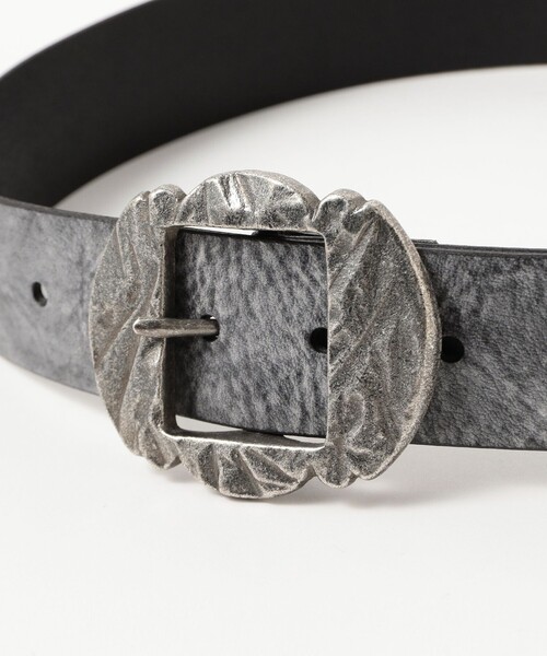 BEAMS BOY（ビームスボーイ）の「40mm ヴィンテージ バックル ベルト ②（ベルト・レディース・ブラック・ONE SIZE）」の2枚目の写真