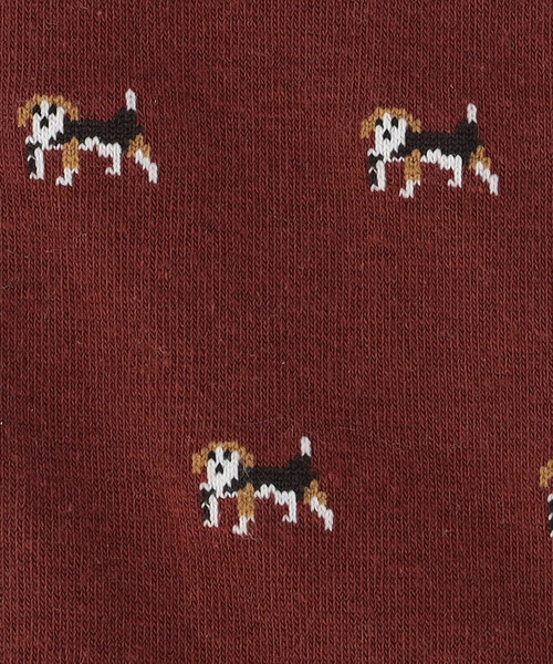 COMME CA ISM(コムサイズム)の「ポインター柄 ソックス(ソックス/靴下・メンズ・ブルー/グレー/ブラウン・27cm)」の8枚目の写真