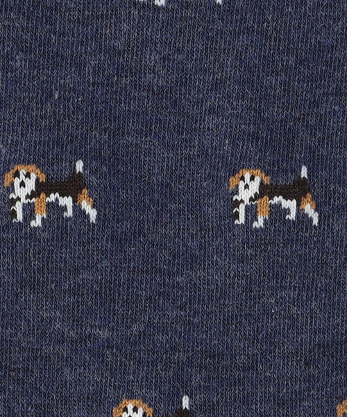 COMME CA ISM(コムサイズム)の「ポインター柄 ソックス(ソックス/靴下・メンズ・ブルー/グレー/ブラウン・27cm)」の9枚目の写真