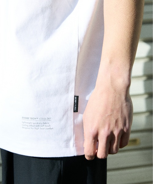 ムラサキスポーツ(ムラサキスポーツ)の「DEAR LAUREL/ディアローレル HIGH COOL T Tシャツ【接触冷感】DL26S-2102(Tシャツ/カットソー・メンズ・ホワイト/ブラック/カーキ/ライトブルー/チャコールグレー・M/L/XL)」の18枚目の写真