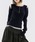 Ezick�i�G�W�b�N�j�́ulayered henry lib knit �J�b�g�A�E�g���C���[�h�f�U�C���w�����[�j�b�g�i�j�b�g/�Z�[�^�[�j�v�b�u���[