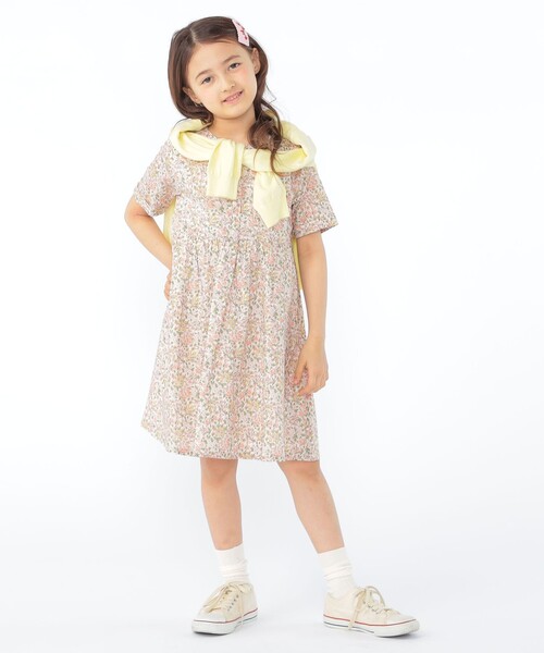 SHIPS(シップス)の「SHIPS KIDS:100~130cm / リバティ ボタン カーディガン(カーディガン/ボレロ・キッズ・ピンク/トップグレー/イエロー・110/120/130/100)」の19枚目の写真