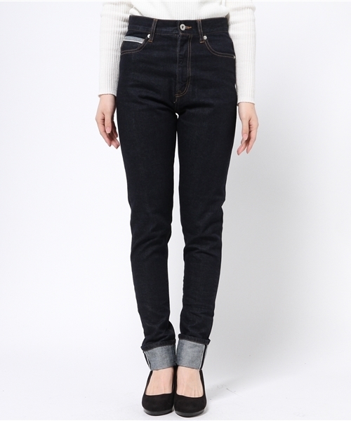 OUTLET(アウトレット)の「【WHO'S WHO gallery】BMロールアップデニムタイト(その他パンツ・レディース・インディゴブルー・LARGE/SMALL/MEDIUM)」の2枚目の写真