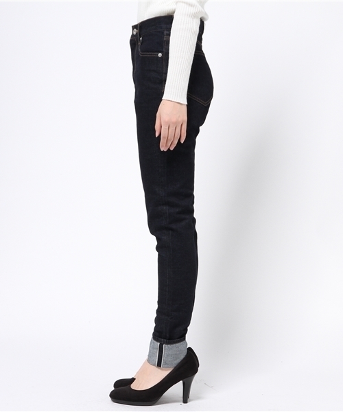 OUTLET(アウトレット)の「【WHO'S WHO gallery】BMロールアップデニムタイト(その他パンツ・レディース・インディゴブルー・LARGE/SMALL/MEDIUM)」の3枚目の写真