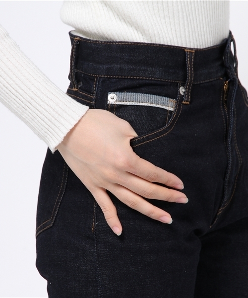 OUTLET(アウトレット)の「【WHO'S WHO gallery】BMロールアップデニムタイト(その他パンツ・レディース・インディゴブルー・LARGE/SMALL/MEDIUM)」の7枚目の写真