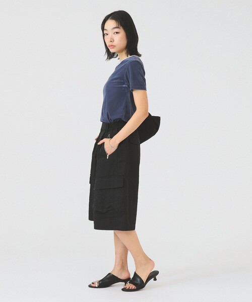 Ray BEAMS(レイビームス)の「サマー ベロア リンガー Tシャツ(Tシャツ/カットソー・レディース・オフホワイト/ピンク/ネイビー・ONE SIZE)」の13枚目の写真