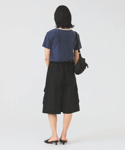 Ray BEAMS(レイビームス)の「サマー ベロア リンガー Tシャツ(Tシャツ/カットソー・レディース・オフホワイト/ピンク/ネイビー・ONE SIZE)」の14枚目の写真