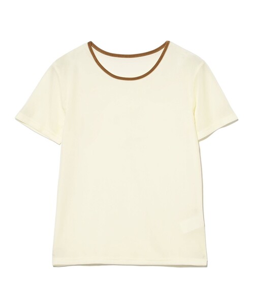 Ray BEAMS(レイビームス)の「サマー ベロア リンガー Tシャツ(Tシャツ/カットソー・レディース・オフホワイト/ピンク/ネイビー・ONE SIZE)」の16枚目の写真