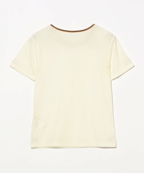 Ray BEAMS(レイビームス)の「サマー ベロア リンガー Tシャツ(Tシャツ/カットソー・レディース・オフホワイト/ピンク/ネイビー・ONE SIZE)」の17枚目の写真