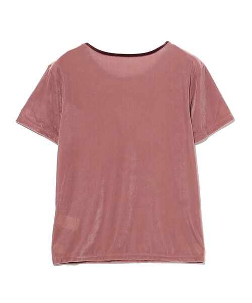 Ray BEAMS(レイビームス)の「サマー ベロア リンガー Tシャツ(Tシャツ/カットソー・レディース・オフホワイト/ピンク/ネイビー・ONE SIZE)」の21枚目の写真
