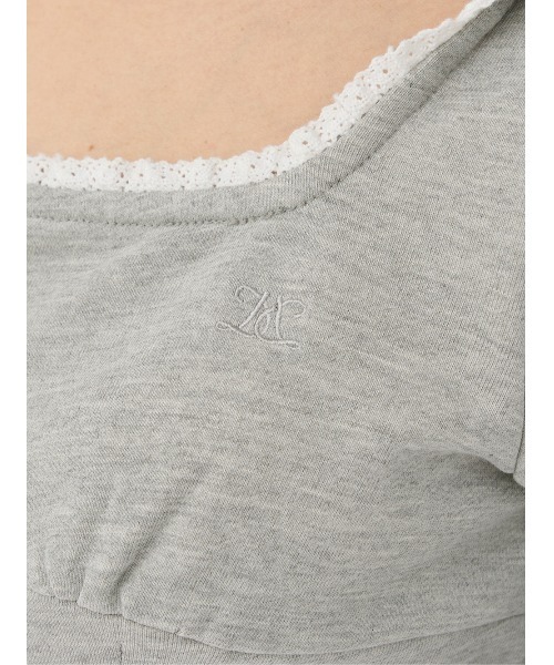 Darich（ダーリッチ）の「レースドッキングスウェットスカートセットアップ（セットアップ・レディース・アイボリー/ベージュ/グレー・FREE）」の21枚目の写真