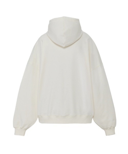 Onitsuka Tiger(オニツカタイガー)の「ZIP-UP SWEAT HOODIE / ジップアップスウェットフーディー(パーカー・レディース・ブラック/オフホワイト/ヘザーグレー・XS/S/M/L/XL)」の4枚目の写真