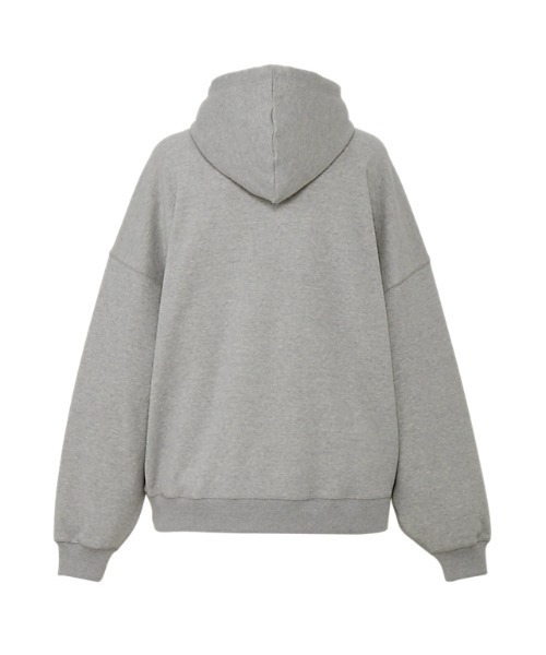 Onitsuka Tiger(オニツカタイガー)の「ZIP-UP SWEAT HOODIE / ジップアップスウェットフーディー(パーカー・レディース・ブラック/オフホワイト/ヘザーグレー・XS/S/M/L/XL)」の6枚目の写真