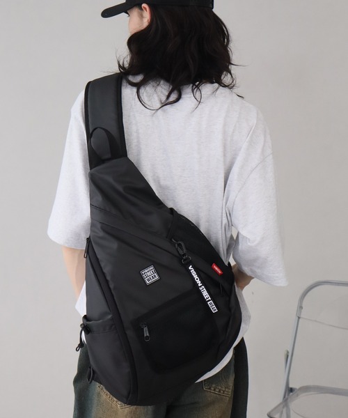 VISION STREET WEAR(ヴィジョンストリートウェア)の「【VISION STREET WEAR/ヴィジョン ストリート ウェア】Sling Bag/ワンショルダー スリングバッグ ボディバッグ(ボディバッグ/ウエストポーチ・メンズ・ブラック/ブラック系その他・FREE)」の10枚目の写真