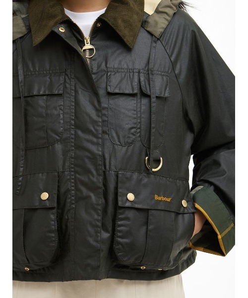 Barbour(バブアー)の「Liza ワックスコットン ジャケット(レディース)(ブルゾン・レディース・オリーブ/ブラック/ベージュ・10/8)」の17枚目の写真