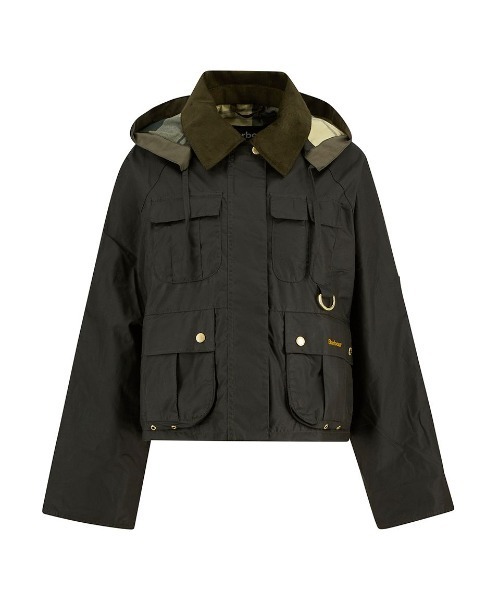 Barbour(バブアー)の「Liza ワックスコットン ジャケット(レディース)(ブルゾン・レディース・オリーブ/ブラック/ベージュ・10/8)」の8枚目の写真