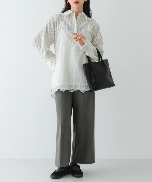 RODE SKO（ロデスコ）の「タッセル軽量2WAYプチトートバッグ（トートバッグ・レディース・グレー系その他/ブラック/ミント/ライトブルー/イエロー系その他・ONE）」の10枚目の写真