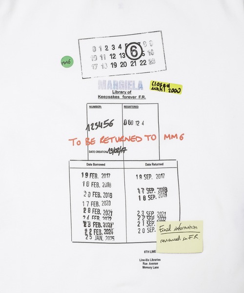 MM6 Maison Margiela（ｴﾑｴﾑｼｯｸｽ ﾒｿﾞﾝ ﾏﾙｼﾞｪﾗ）の「T-SHIRT（Tシャツ/カットソー・レディース・その他1・S/M/L）」の3枚目の写真