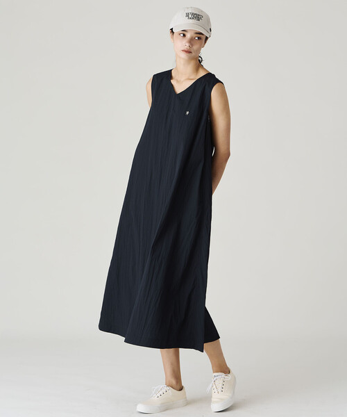 GYMPHLEX（ジムフレックス）の「Gymphlex | リップストップ ノースリーブワンピース WOMEN（ワンピース・レディース・ブラック/オリーブ・14）」の4枚目の写真