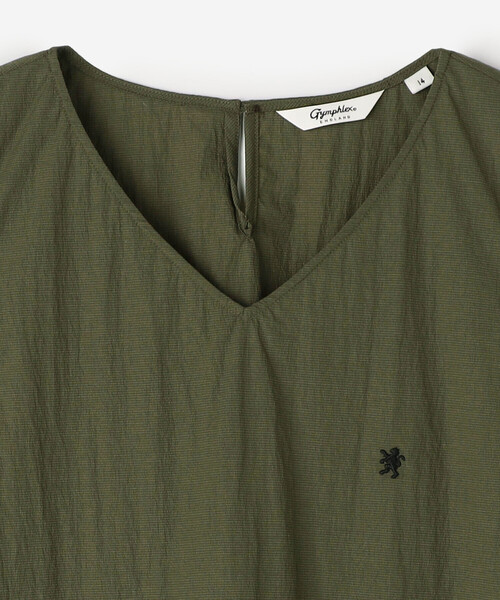 GYMPHLEX（ジムフレックス）の「Gymphlex | リップストップ ノースリーブワンピース WOMEN（ワンピース・レディース・ブラック/オリーブ・14）」の13枚目の写真