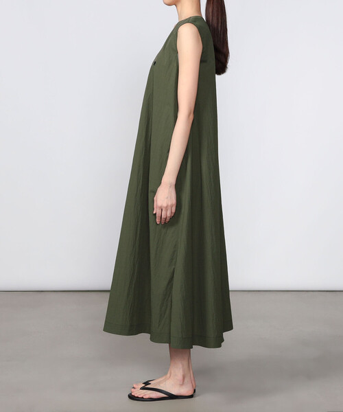 GYMPHLEX（ジムフレックス）の「Gymphlex | リップストップ ノースリーブワンピース WOMEN（ワンピース・レディース・ブラック/オリーブ・14）」の9枚目の写真