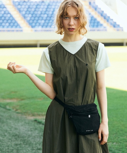 GYMPHLEX（ジムフレックス）の「Gymphlex | リップストップ ノースリーブワンピース WOMEN（ワンピース・レディース・ブラック/オリーブ・14）」の21枚目の写真