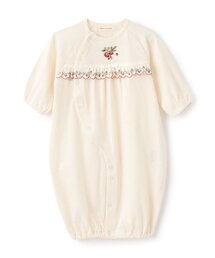 sense of wonder | 野イチゴ刺しゅう2WAYオール【オーガニック】【日本製】(ロンパース)