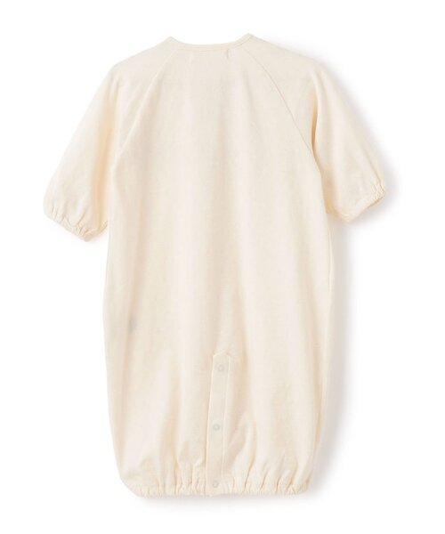 sense of wonder（センスオブワンダー）の「野イチゴ刺しゅう2WAYオール【オーガニック】【日本製】（ロンパース・キッズ・ホワイト系・50-70cm）」の2枚目の写真