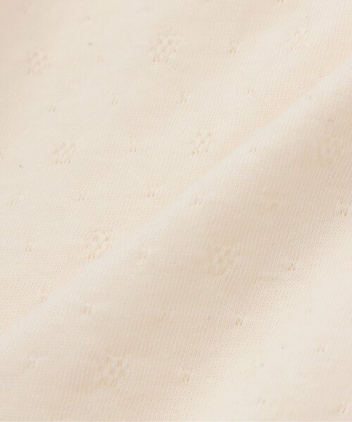 sense of wonder（センスオブワンダー）の「野イチゴ刺しゅう2WAYオール【オーガニック】【日本製】（ロンパース・キッズ・ホワイト系・50-70cm）」の8枚目の写真