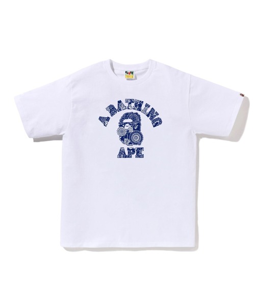 JAPANESE INDIGO ART CAMO COLLEGE TEE（Tシャツ/カットソー）｜A