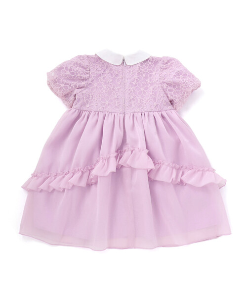 SLAP SLIP（スラップスリップ）の「【スラプリ】オーガンジーパフスリーブワンピース(90~130cm)（ワンピース・キッズ・パープル/ブルー・130cm/110cm/100cm/120cm/90cm）」の10枚目の写真