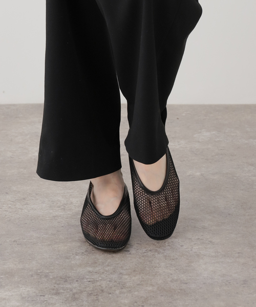 Spick & Span（スピックアンドスパン）の「REMME/レメ メッシュフラットパンプス（その他シューズ・レディース・ブラック/ベージュ・38/37/36）」の15枚目の写真